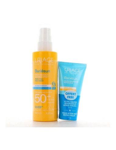 Uriage Pack Bariésun Invisible Spray SPF50 200ml and Bariésun After-Sun Balm 50ml