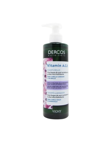 Dercos Nutrients Vitamin A.C.E. Tinted Hair Shampoo 250ml
