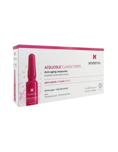 Sesderma Acglicolic Classic Forte Anti-Aging Ampoules 10x1,5ml