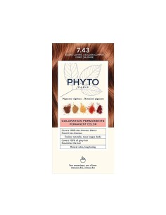 Phyto Color Permanent Coloring with Vegetable Pigments 7.43 Gold Coiled Blonde
