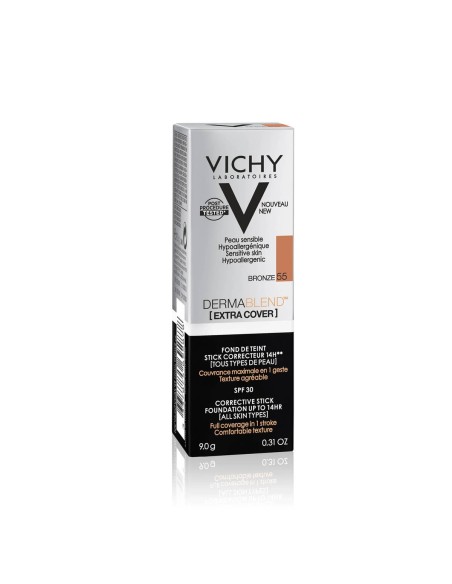 Vichy Dermablend Extra Cover Stick Foundation 14h 55 Bronze 9g
