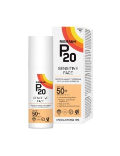 P20 Sunscreen Sensitive Face SPF 50+ Cream 50g 2