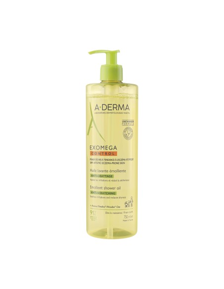 A-Derma Exomega Control Emollient Shower Oil 750ml