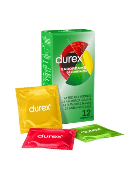 Durex Taste Me Fruit Flavored Condoms 12 Units