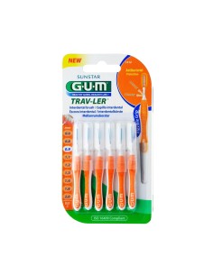 Gum Trav-ler Dental Brush 0.9mm x6