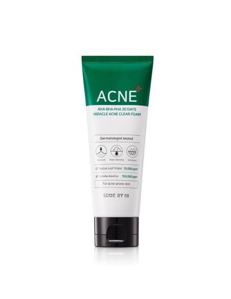 Some By Mi AHA-BHA-PHA 30 Days Miracle Acne Clear Foam 100ml