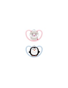 NUK Space Silicone Pacifier 6-18M x2 2