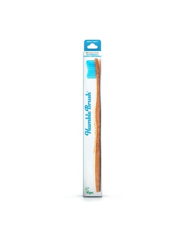 The Humble Co. Soft Blue Adult Bamboo Toothbrush