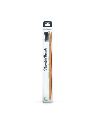 The Humble Co. Soft Adult Black Bamboo Toothbrush