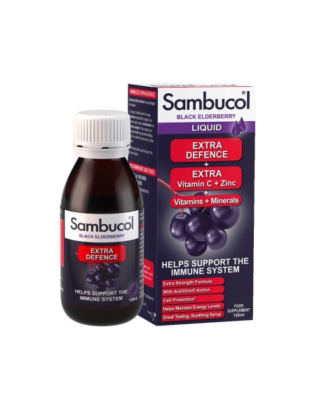 Sambucol Extra Defence Liquid 120ml Sambucol Extra Defence Liquid 120ml