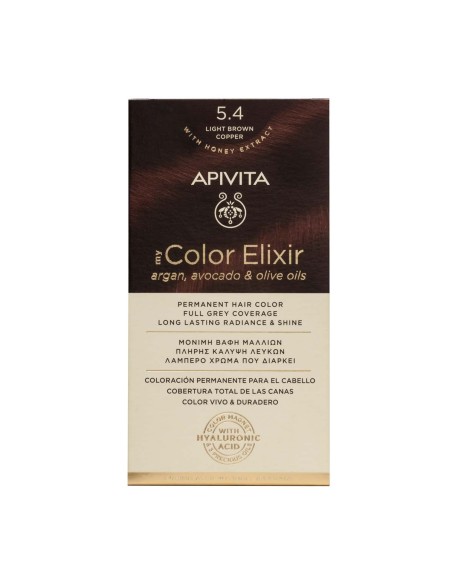 Apivita My Color Elixir 5.4 Light Brown Copper