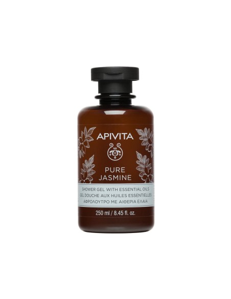 Apivita Pure Jasmine Shower Gel with Essential Oils 250ml