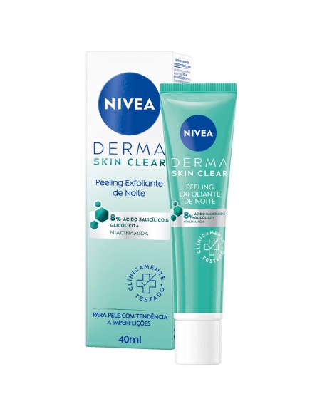 Nivea Derma Skin Clear Peeling Night Exfoliator 40ml Nivea Derma Skin Clear Peeling Night Exfoliator 40ml