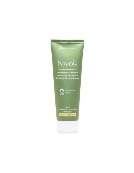 Niyok Natural Toothpaste with Coconut Oil Peppermint and Lemon 75ml