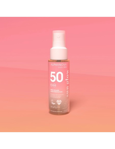 Alphanova Sun Glow Protective Sun Oil SPF50 50ml
