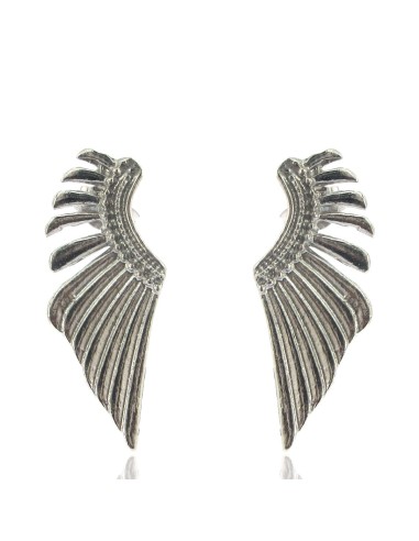 MRio Inca Silver Wing Earrings