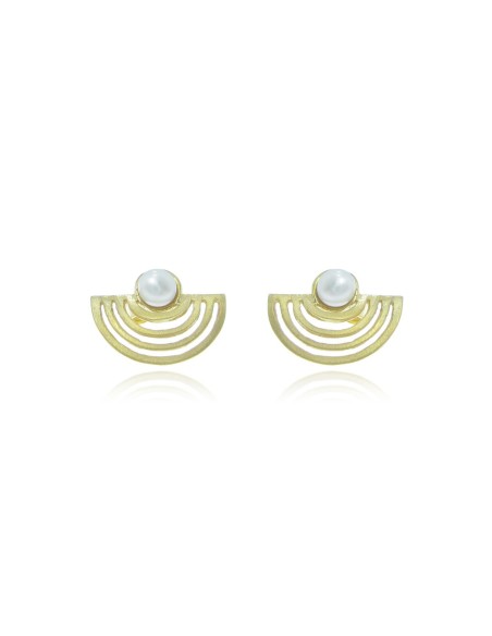 M Rio Margot Inca Pearl Earrings