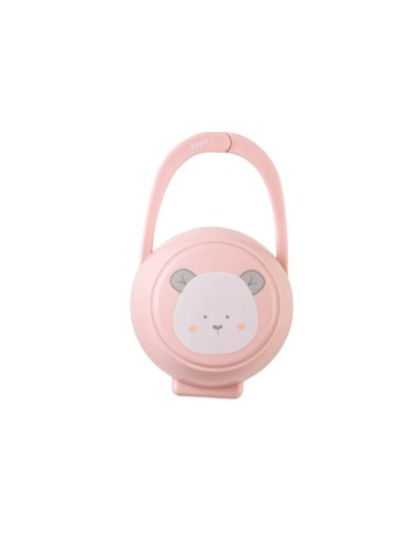Saro Pacifier Holder Case Pink