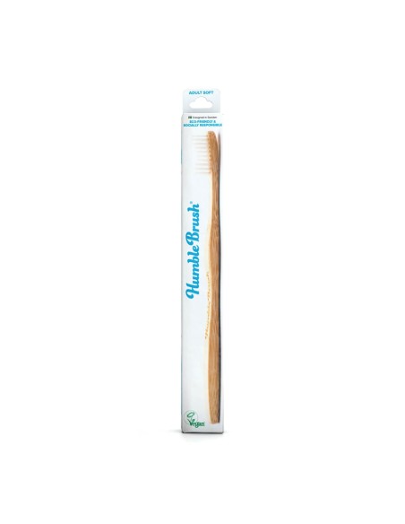 The Humble Co. Soft White Adult Bamboo Toothbrush The Humble Co. Soft White Adult Bamboo Toothbrush