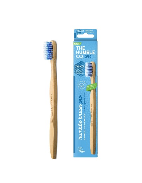 The Humble Co. PRO Hexatech Spiral Toothbrush Blue The Humble Co. PRO Hexatech Spiral Toothbrush Blue