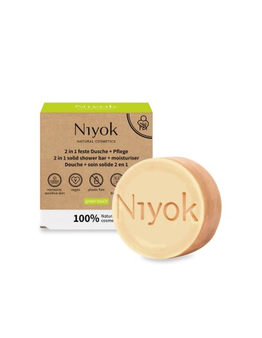 Niyok 2-in-1 Green Touch Soap and Body Moisturizer 80g