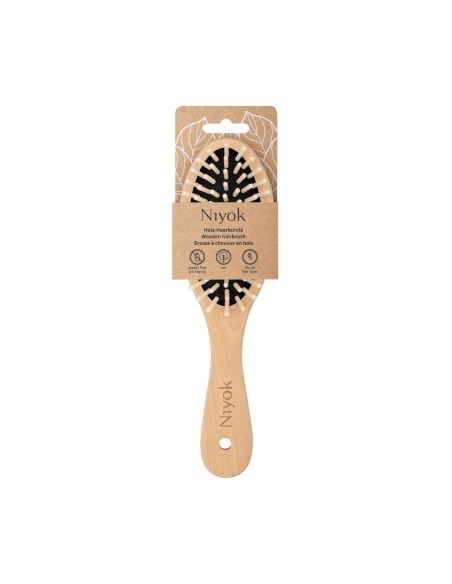 Niyok Wooden Hair Brush 22.5cm