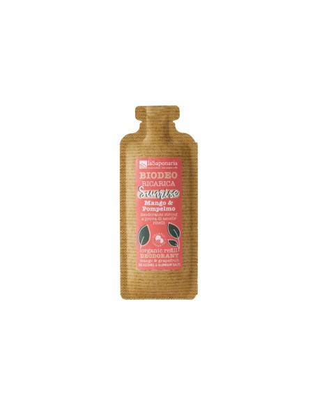 laSaponaria Refill Biodeo Roll-On Sunrise Mango and Grapefruit 40ml laSaponaria Refill Biodeo Roll-On Sunrise Mango and Grapefruit 40ml