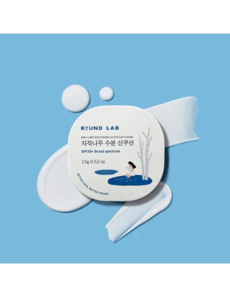Round Lab Birch Juice Moisturizing Sun Cushion SPF50 PA++++ 50ml