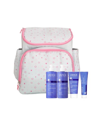 Uriage my 1st pink maternity suitcase