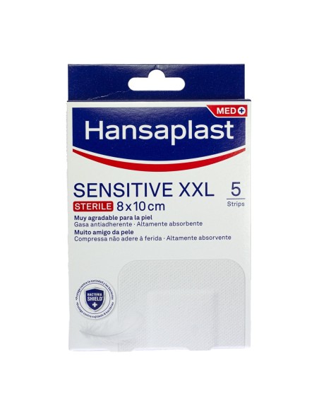 Hansaplast Sensitive XXL Sterile 8x10cm 5 units