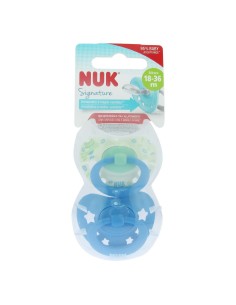 NUK Signature Silicone Soother 18-36m x2 2