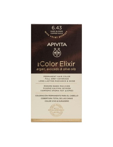 Apivita My Color Elixir 6.43 Dark Blonde Copper Gold