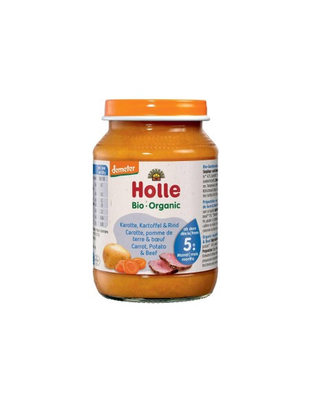 Holle Bio Carrot, Potato and Beef 5M 190g Holle Bio Carrot, Potato and Beef 5M 190g