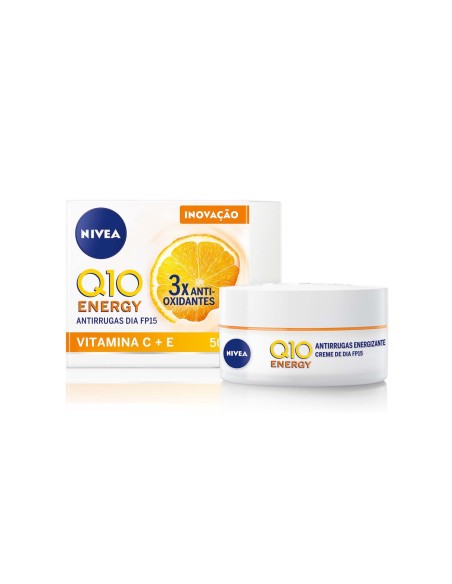 Nivea Q10 Energy Anti-Wrinkle Energising Day SPF15 50ml Nivea Q10 Energy Anti-Wrinkle Energising Day SPF15 50ml