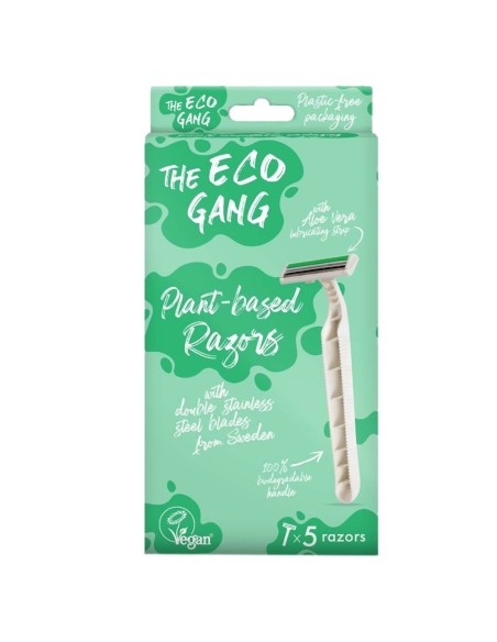 The Eco Gang Biodegradable Razors 5 Units