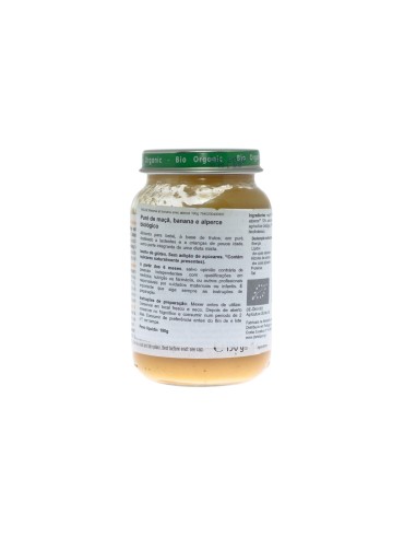 Holle Bio Jar Apple and Banana with Apricot 6M 190g