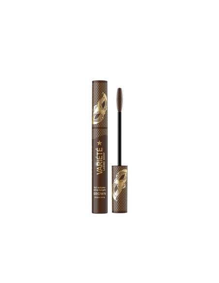 Eveline Cosmetics Variété Thickening and Lengthening Mascara Brown 10ml