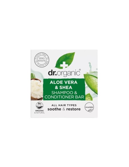 Dr. Organic Aloe Vera and Chia Solid Shampoo and Conditioner 75g Dr. Organic Aloe Vera and Chia Solid Shampoo and Conditioner 75g