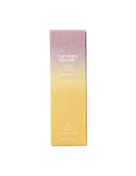 Haruharu Wonder Black Rice Pure Mineral Relief Daily Sunscreen SPF50+ PA++++ 50ml