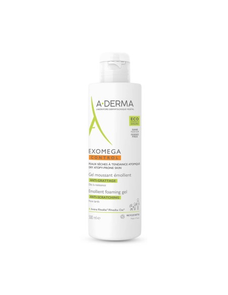 A-Derma Exomega Control Emollient Foaming Gel 500ml