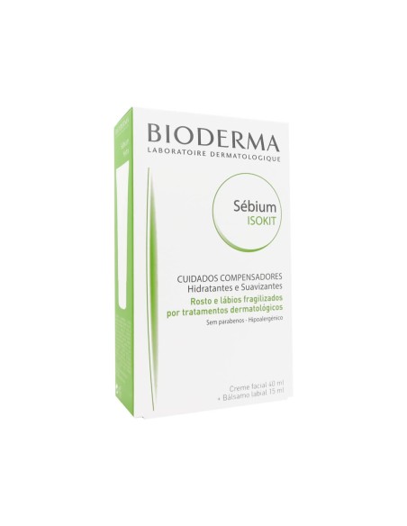Bioderma Iso Kit Sébium Hydra 40ml and Bioderma Atoderm Lip Balm 15ml