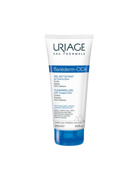 Uriage Bariederm Cleansing Cica-Gel with Cu-Zn 200ml