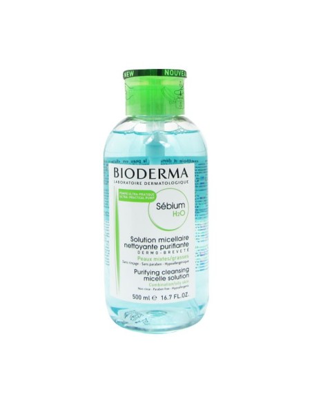 Bioderma Sebium H2O Micellar Water Pump Reverse 500ml