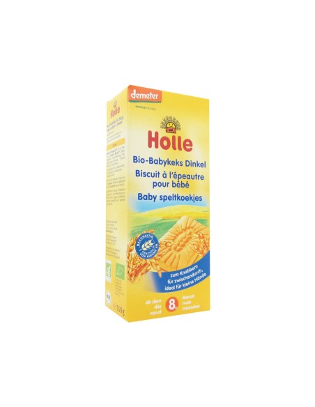 Holle Bio Spelta Wheat Biscuits 8M+ 150g Holle Bio Spelta Wheat Biscuits 8M+ 150g