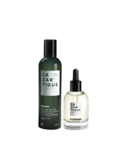 Lazartigue Coffret Stronger Hair Strengthening Serum 50ml + Fortify Strengthening Shampoo Hair Loss Supplement 250ml
