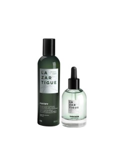 Lazartigue Coffret Thicker Hair Sérum Redensing 50ml + Fortify Fortifying Shampoo Complement Antiqueda 250ml 2
