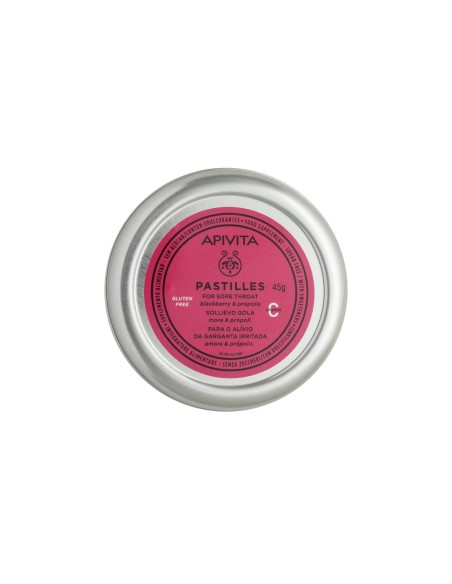 Apivita Mulberry and Propolis Tablets 45g