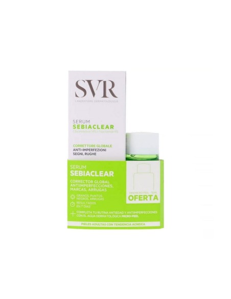 SVR Pack Sebiaclear Serum and Micro-Peel Lotion