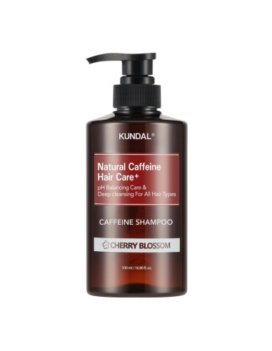 Kundal Natural Caffeine Hair Care Shampoo Cherry Blossom 500ml