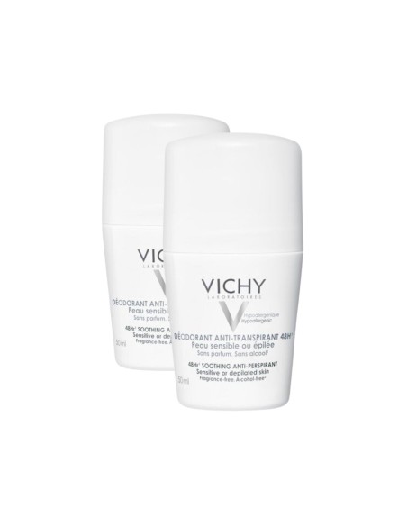 Vichy Pack Desodorant Roll On Sensitive Skin 2x50ml